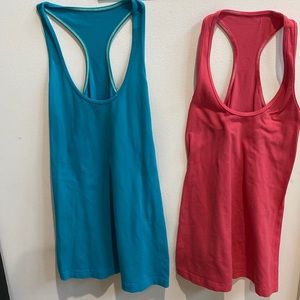 Pink and Blue, size 4 women’s Lululemon tank top